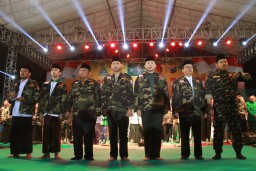 Banser Bersholawat, Bupati Abah Ipul, Dandim 0816 dan Kapolresta Jadi Anggota Kehormatan