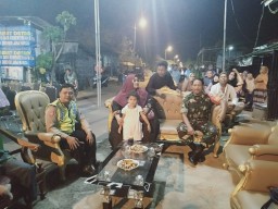 Babinsa Hadiri Tasyakuran Akikah Warga Desa Permisan Jabon