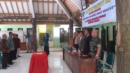 Danramil 0816/03 Buduran menghadiri Pelantikan Kaurkesra Desa Sidokerto