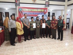 Danramil 0816/15 bersama Forkopimka kunjungi 14 Desa yang laksanakan penetapan nomer urut Calon Kades se Kec Sukodono