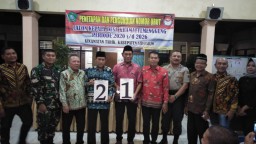 Babinsa Ramil 0816/11 Tarik, Menghadiri Penentapan Dan Undian Nomor Urut Calon Kepala Desa Kramattemenggung