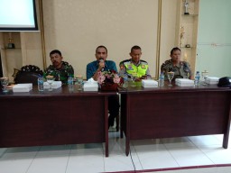 Pelda Mochtar hadiri Giat Rakor Linmas, Persiapan Pam Pilkades dan Pilkada Kec Wonoayu