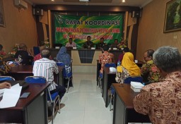 DANRAMIL PRAMBON HADIRI RAPAT KOORDINASI PELAKSANAAN PEMILIHAN KEPALA DESA SERENTAK 2020