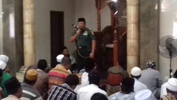 SAFARI SHOLAT JUMAT DI MASJID RAUDATUL MUMININ DESA TAMBAK OSO, WARU, SIDOARJO.