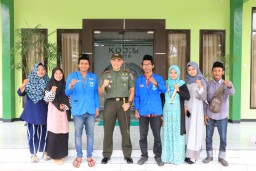 Dandim 0816/Sidoarjo terima kunjungan audensi PMII Sidoarjo