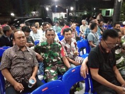Babinsa Koramil 0816/17 Gedangan Hadiri Sosialisasi E-Voting
