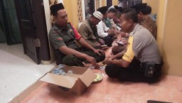 Babinsa Tlasih Hadiri Rapat Panitia Ruwah Desa di Desa Binaan