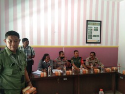 Sertu Nursandi mewakili Danramil 03/Buduran Hadiri Rakor Pra eksekusi Lahan dan bangunan di wilayahnya