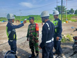 Babinsa Jabon Desa Tambak Kalisogo Komsos Di Kawasan Industri Sidoarjo