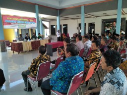 Pelda Akhmad Ali Hadiri Pengambilan Sumpah Jabatan PJ Kades Keper