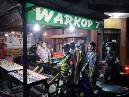 PATROLI GABUNGAN CEGAH CORONA DI HARI KE LIMA OLEH FORKOPIMKA KECAMATAN KRIAN.