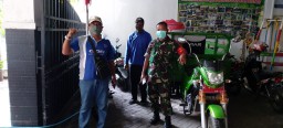 Tiga Pilar Kelurahan Pucang Anom melaksanakan pencegahan virus corona
