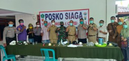 Pantau Posko Siaga Covid-19, Kecamatan Taman Minta Petugas dan Warga Jaga Kesehatan selama menjalankan tugas