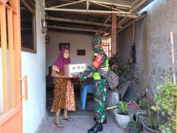SALING BERBAGI SEBAGAI WUJUD KEPEDULIAN BABINSA KEPADA WARGA BINAAN.
