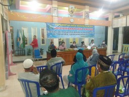 Babinsa Koramil 0816/08 Jabon Hadiri Musyawarah Penerima BLT Desa Kedungpandan