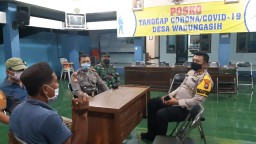 Wakapolres sidoarjo dan forkopimda buduran rencana bentuk desa tanggung di wilayah desa wadungasih buduran