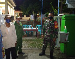 Babinsa Koramil 0816/12 Prambon Sertu A. Dede rutin melaksanakan patroli wilayah binaan