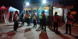 Pengamanan Post Chek Point PSBB di Baypass Kecamatan Krian Kabupaten Sidoarjo