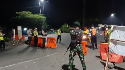 Babinsa Koramil 11/Tarik Kodim 0816 Sidoarjo Terus Laksanakan Operasi PSBB di Posko Mlirip Rowo