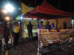 Pelda Nur H melaksanakan Patroli Chek Ponit PSBB III bersama Polsek dan Satpol PP