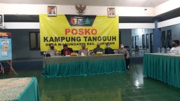 Kapolres sidoarjo dan forkopimda buduran lounching desa Tangguh di wilayah desa wadungasih