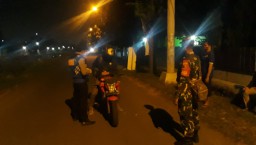 BABINSA KORAMIL 14 TAMAN KODIM 0816 PAM POS CHECK POINT DI DESA BINAAN