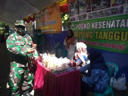 Batituud Ramil 0816/07 Krembung Bersama Anggota Ikut Ramaikan Lounching Kampung Tangguh