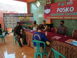 Babinsa Sertu Anwar Menghadiri Pembentukan Dan Pelatihan Desa Tangguh Bencana