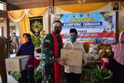 Launching Kampung Tangguh Desa Kedung Bocok Kecamatan Tarik Di Hadiri Forkopimda Kabupaten Sidoarjo