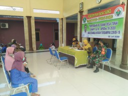 2 desa Sosialisasi Pembentukan Posko Kampung Tangguh di Kec. Krembung