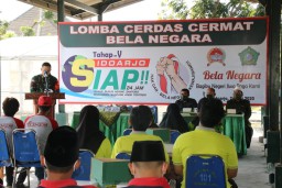 Kodim 0816/Sidoarjo selenggarakan lomba cerdas cermat belanegara