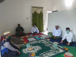 Batituud Ramil0816/07 Krembung Hadiri Peletakan Batu Pertama Kantor MWC NU di Desa Ploso Kec. Krembung.