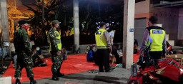 Patroli Bersama TNI-Polri Dan Satpol PP Jabon, Untuk Meningkatkan Protokol Kesehatan.
