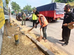 Cegah Virus Covid-19 Razia Masker oleh TNI/Polri, Satpol PP di Prambon