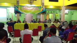 Babinsa Koramil 0816/13 Wonoayu Hadiri Rapat Musyawarah Desa Tahun 2020