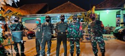 Cegah Covid-19, Koramil 0816/13 Wonoayu Bersama Tiga Pilar Patroli Gabungan