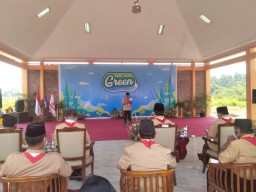 Penutupan East Java Green Scout Innovation Tahun 2020 di Bumi Perkemahan Desa Tanjek Wagir Kec. Krembung