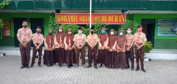 Bersama Koramil 0816/03 buduran SMKN 2 ikut Saka Wira Kartika