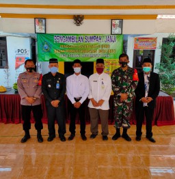 Danramil 0816/11 Tarik Menghadiri Acara Pelantikan Dan Pengambilan Sumpah PAW Anggota BPD Desa Sebani