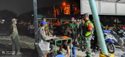 Koramil 0816/18 Sedati Gelar Operasi Yustisi Bersama Tiga Pilar di Wilayah Kecamatan Sedati.