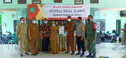 Babinsa Tlasih Hadiri Serah Terima Jabatan Kepala Desa