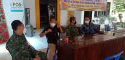 Danramil 0816/11 Tarik Laksanakan Silaturahmi Sebagai Wujud Kedekatan Dengan Aparatur Desa Binaan