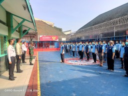 HARI LAHIR PANCASILA DANRAMIL 0816/01 KOTA SIDOARJO BERI WASBANG PADA NAPI DELTA SIDOARJO