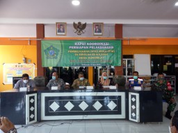 Babinsa Ramil 03/Buduran sosialisasi pembelajaran tatap muka tingkat TK,SD dan MI