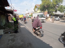 Perketat Prokes, Batuud Ramil 0816/05 Tulangan dan Personel Gabungan Gelar Operasi Yustisi