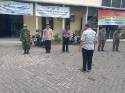 Koramil 0816/05 Tulangan Gelar Operasi Yustisi Di Wilayah Tulangan