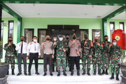 Pererat Silahturahmi, Kodim 0816/Sidoarjo menerima kunjungan Kapolresta Sidoarjo