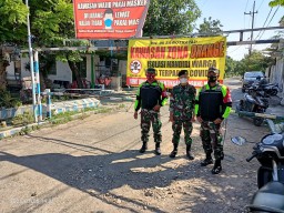 Prajurit Kodim 0816/Sidoarjo Dikerahkan Dalam Penebalan Pelaksanaan PPKM Darurat