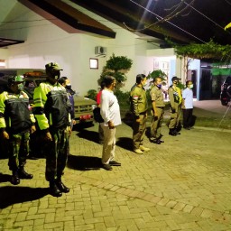 Anggota Ramil 0816/07 Krembung Laksanakan Giat Patroli Gabungan Forkompimka Kec. Krembung