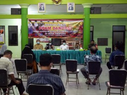 DANRAMIL 0816/16 WARU TEKANKAN KETEGASAN SATGAS COVID-19 SAAT PPKM DARURAT